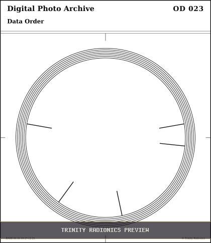 Digital Photo Archive Radial radionics card preview
