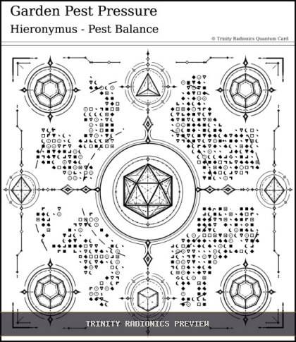 Garden Pest Pressure Quantum radionics card preview