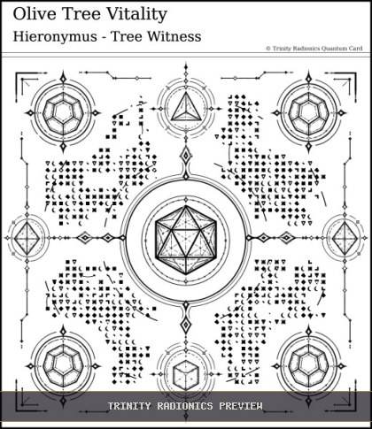 Olive Tree Vitality Quantum radionics card preview