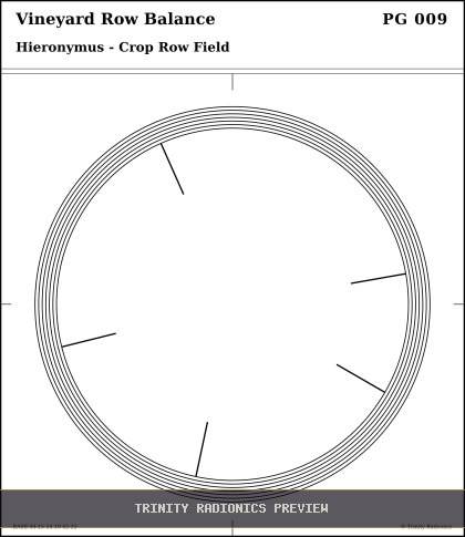 Vineyard Row Balance Radial radionics card preview