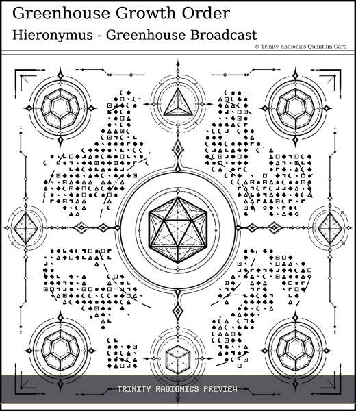 Greenhouse Growth Order Quantum radionics card preview - Plants, Gardens & Agriculture - Quantum / Premium
