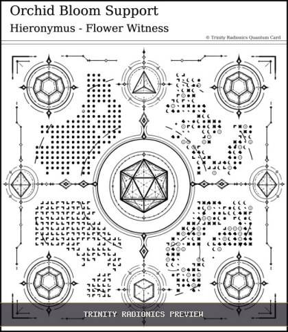 Orchid Bloom Support Quantum radionics card preview