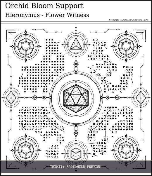 Orchid Bloom Support Quantum radionics card preview - Plants, Gardens & Agriculture - Quantum / Premium