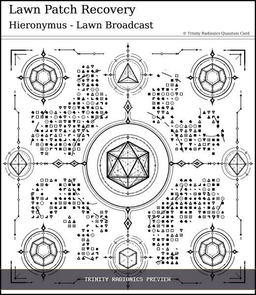 Lawn Patch Recovery Quantum radionics card preview - Plants, Gardens & Agriculture - Quantum / Premium