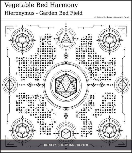 Vegetable Bed Harmony Quantum radionics card preview - Plants, Gardens & Agriculture - Quantum / Premium