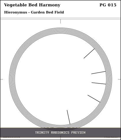 Vegetable Bed Harmony Radial radionics card preview