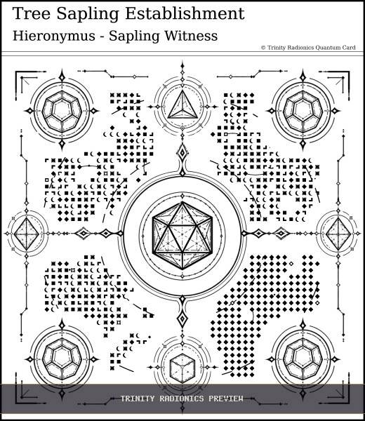 Tree Sapling Establishment Quantum radionics card preview - Plants, Gardens & Agriculture - Quantum / Premium