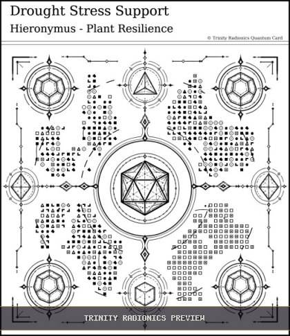 Drought Stress Support Quantum radionics card preview