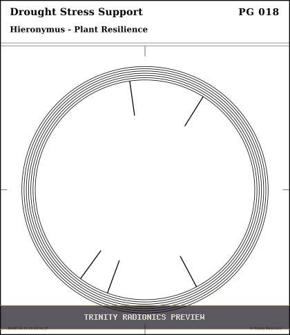 Drought Stress Support Radial radionics card preview