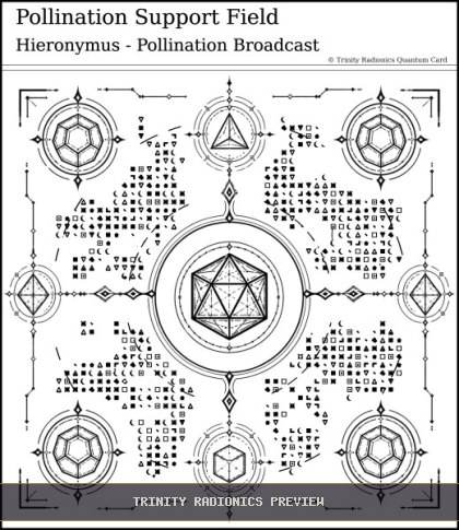Pollination Support Field Quantum radionics card preview