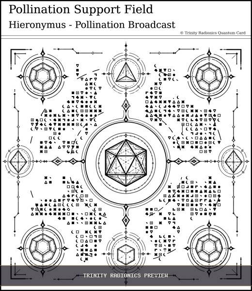 Pollination Support Field Quantum radionics card preview - Plants, Gardens & Agriculture - Quantum / Premium