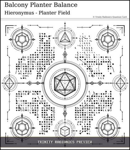 Balcony Planter Balance Quantum radionics card preview