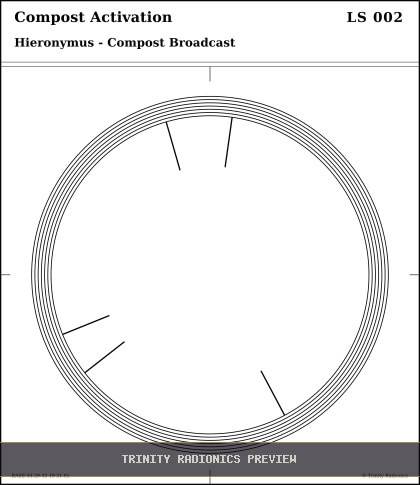 Compost Activation Radial radionics card preview