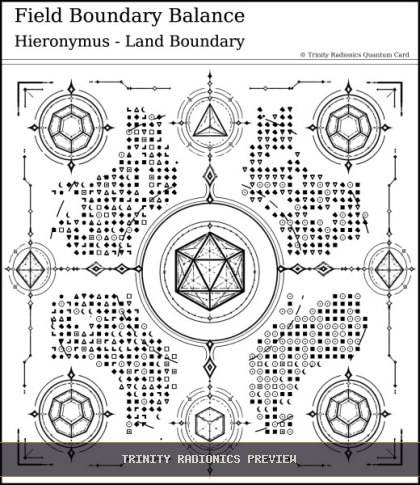 Field Boundary Balance Quantum radionics card preview