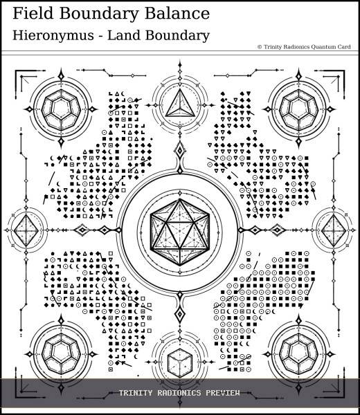 Field Boundary Balance Quantum radionics card preview - Land, Soil & Ecosystems - Quantum / Premium