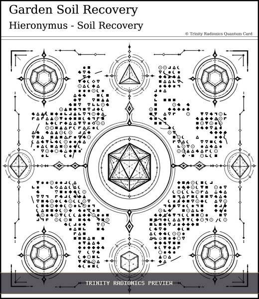 Garden Soil Recovery Quantum radionics card preview - Land, Soil & Ecosystems - Quantum / Premium