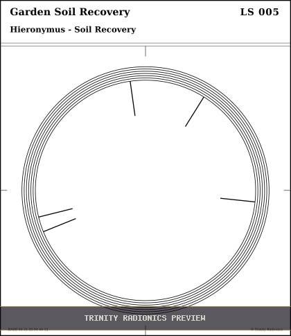 Garden Soil Recovery Radial radionics card preview