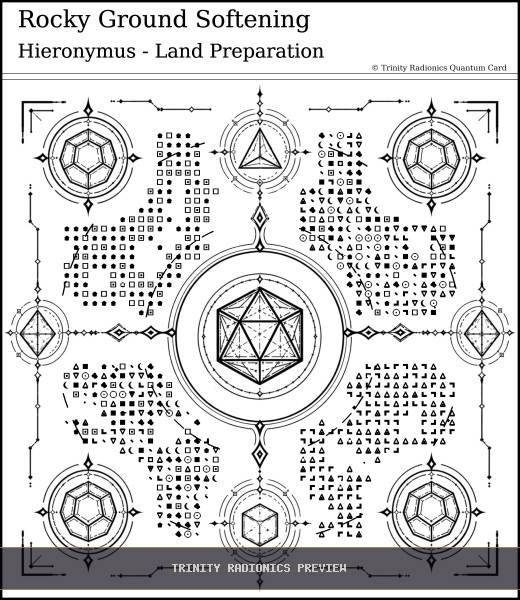 Rocky Ground Softening Quantum radionics card preview - Land, Soil & Ecosystems - Quantum / Premium
