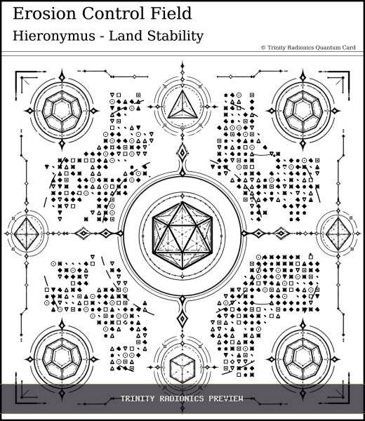 Erosion Control Field Quantum radionics card preview - Land, Soil & Ecosystems - Quantum / Premium