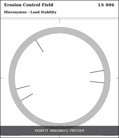 Erosion Control Field Radial radionics card preview