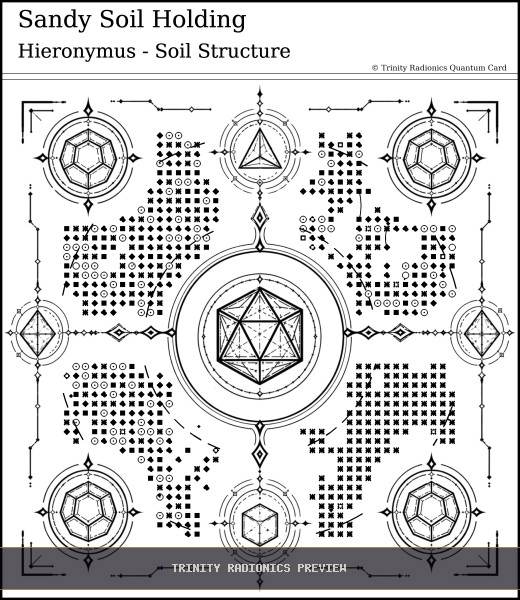 Sandy Soil Holding Quantum radionics card preview - Land, Soil & Ecosystems - Quantum / Premium