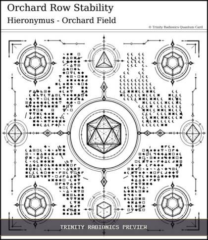 Orchard Row Stability Quantum radionics card preview
