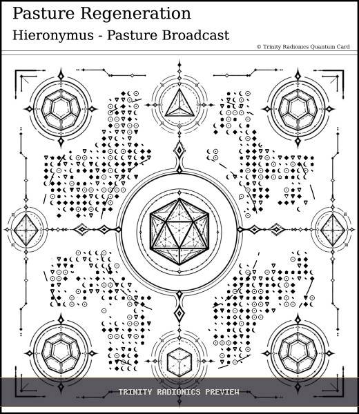 Pasture Regeneration Quantum radionics card preview - Land, Soil & Ecosystems - Quantum / Premium