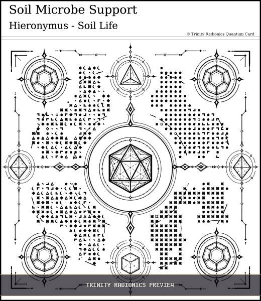 Soil Microbe Support Quantum radionics card preview - Land, Soil & Ecosystems - Quantum / Premium
