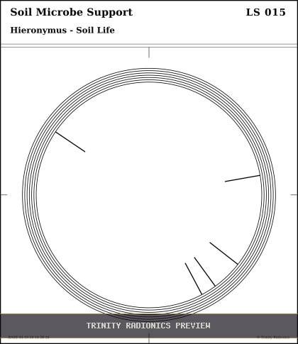Soil Microbe Support Radial radionics card preview
