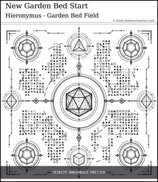 New Garden Bed Start Quantum radionics card preview - Land, Soil & Ecosystems - Quantum / Premium