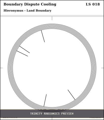 Boundary Dispute Cooling Radial radionics card preview