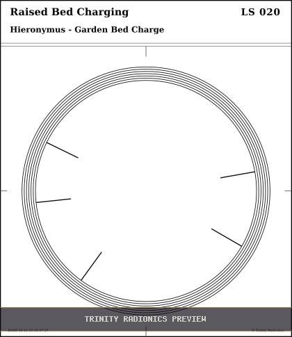Raised Bed Charging Radial radionics card preview