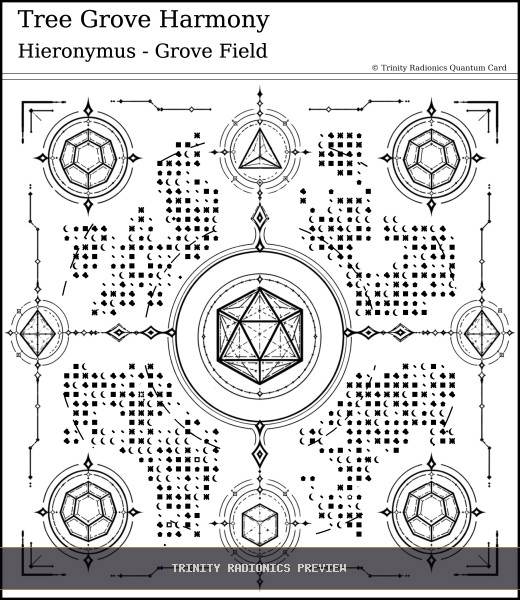 Tree Grove Harmony Quantum radionics card preview - Land, Soil & Ecosystems - Quantum / Premium