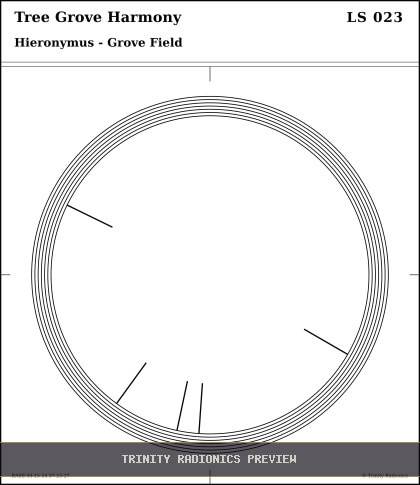 Tree Grove Harmony Radial radionics card preview