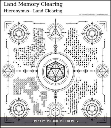 Land Memory Clearing Quantum radionics card preview