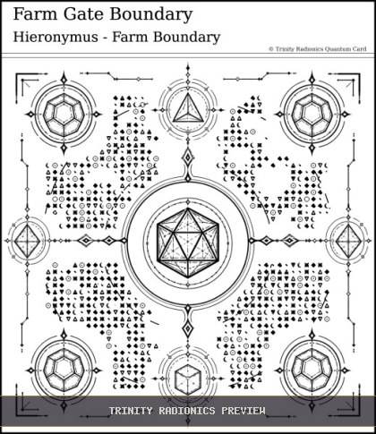 Farm Gate Boundary Quantum radionics card preview