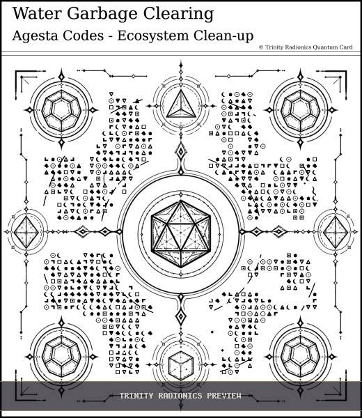 Water Garbage Clearing Quantum radionics card preview - Water & Environmental Clean Up - Quantum / Premium
