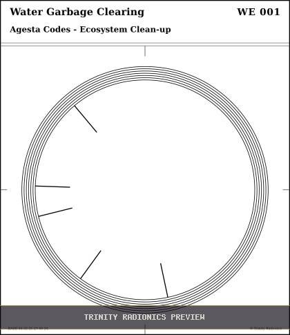 Water Garbage Clearing Radial radionics card preview
