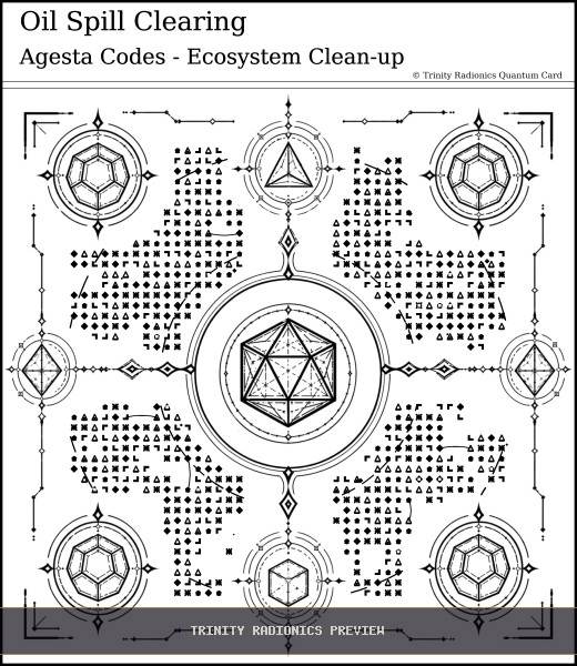 Oil Spill Clearing Quantum radionics card preview - Water & Environmental Clean Up - Quantum / Premium