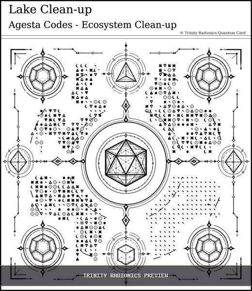 Lake Clean-up Quantum radionics card preview - Water & Environmental Clean Up - Quantum / Premium