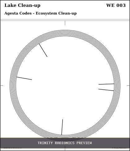 Lake Clean-up Radial radionics card preview