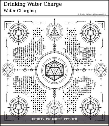 Drinking Water Charge Quantum radionics card preview