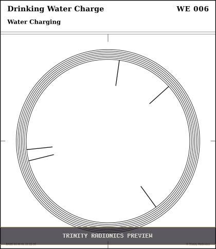 Drinking Water Charge Radial radionics card preview