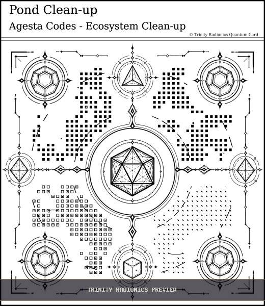 Pond Clean-up Quantum radionics card preview - Water & Environmental Clean Up - Quantum / Premium