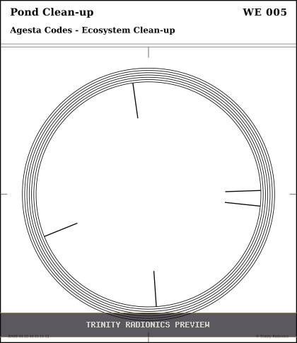 Pond Clean-up Radial radionics card preview
