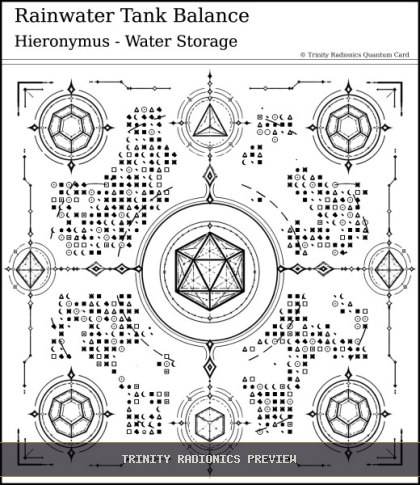 Rainwater Tank Balance Quantum radionics card preview