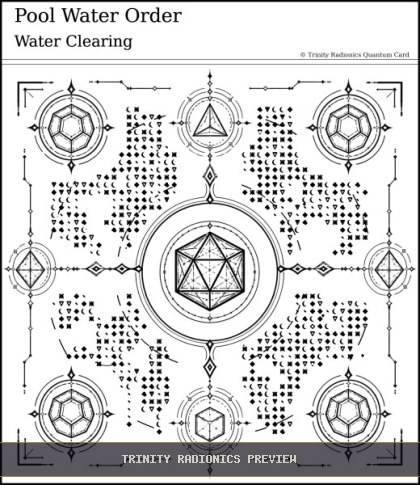 Pool Water Order Quantum radionics card preview