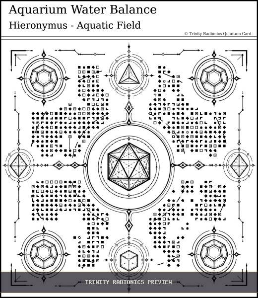 Aquarium Water Balance Quantum radionics card preview - Water & Environmental Clean Up - Quantum / Premium