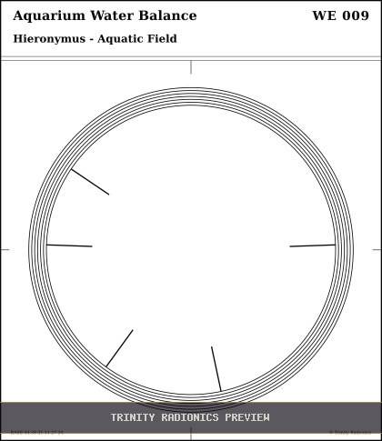 Aquarium Water Balance Radial radionics card preview
