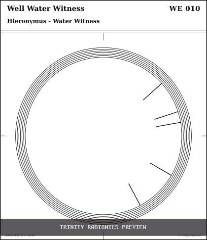 Well Water Witness Radial radionics card preview